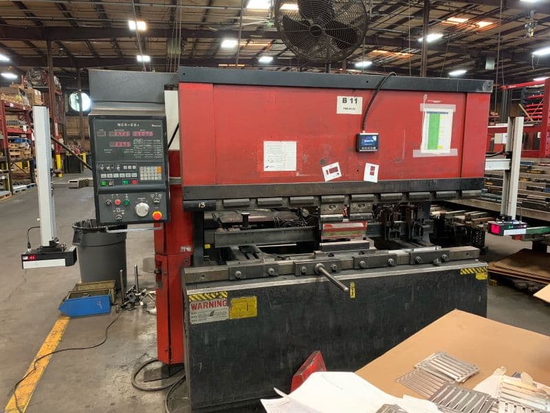 Amada RG-series (NC9-EX control) with Lazer Safe Sentinel installed