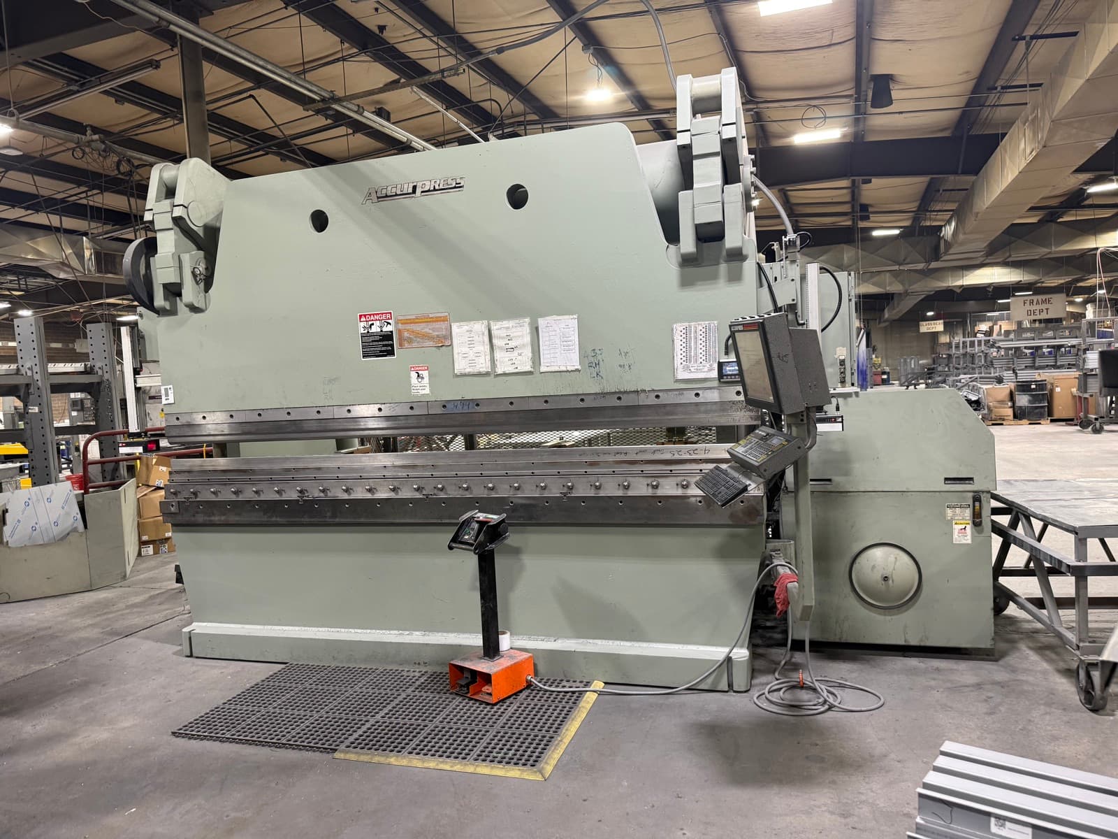 Accurpress 750012 with Lazer Safe Sentinel installed