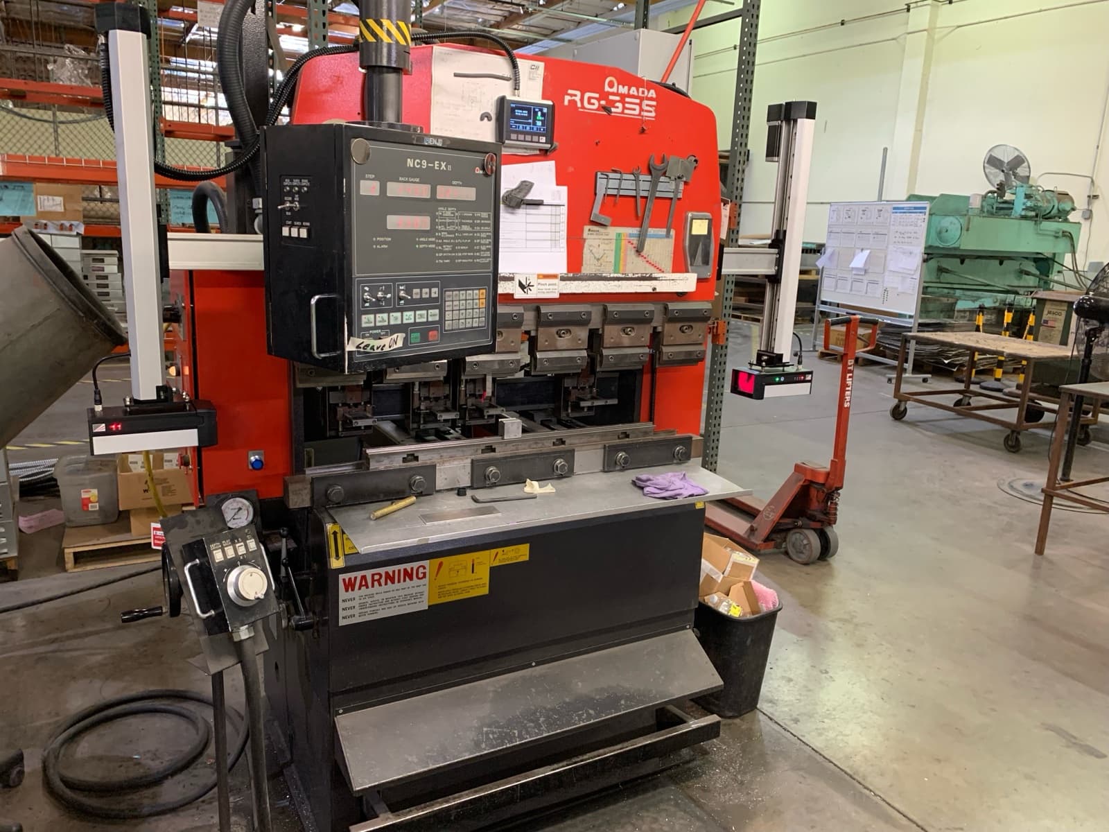 Amada RG-35S (Automatic) with Lazer Safe Sentinel installed