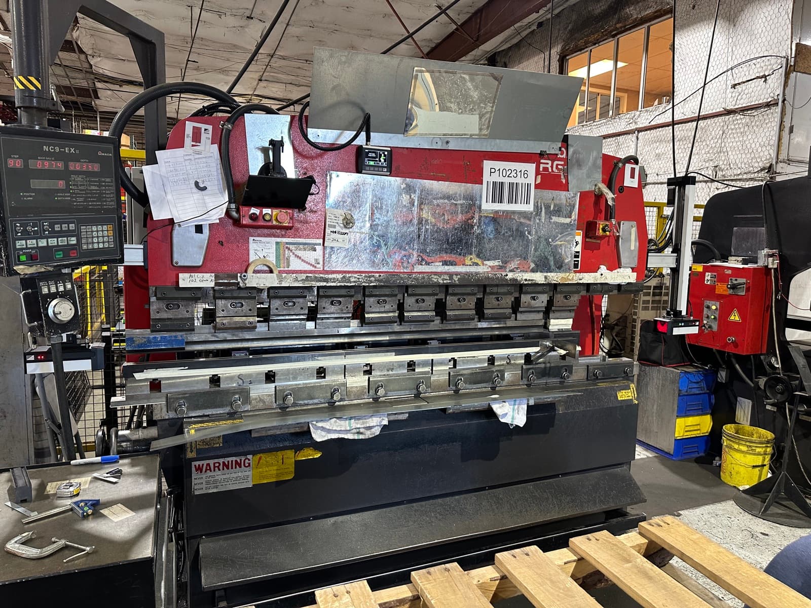 Amada RG (Automatic) with Lazer Safe Sentinel installed